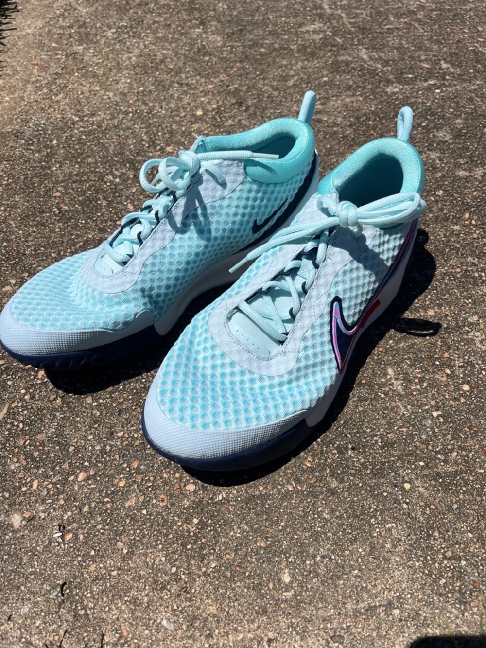 Nike court zoom pro  men’s tennis shoe dh0618-400 glazier blue